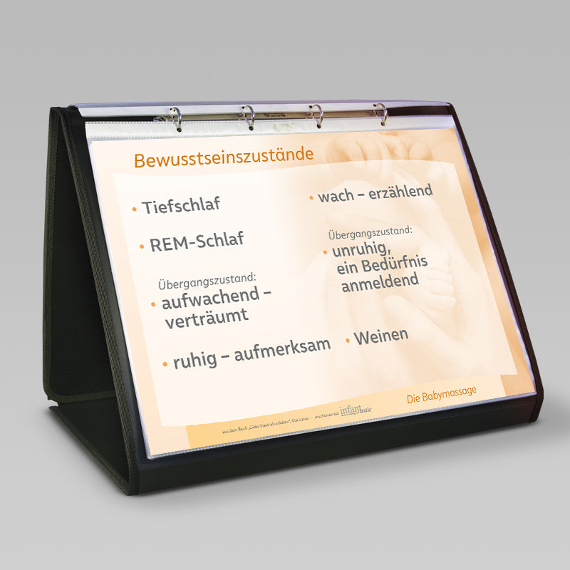 Tisch Flipchart " Babymassage "